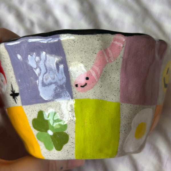 Cute lil things colourful bowl